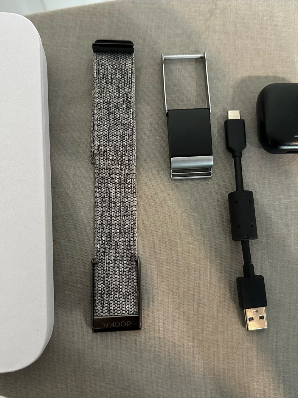 WHOOP 4.0 System with Superknit Fabric Strap in Graphite